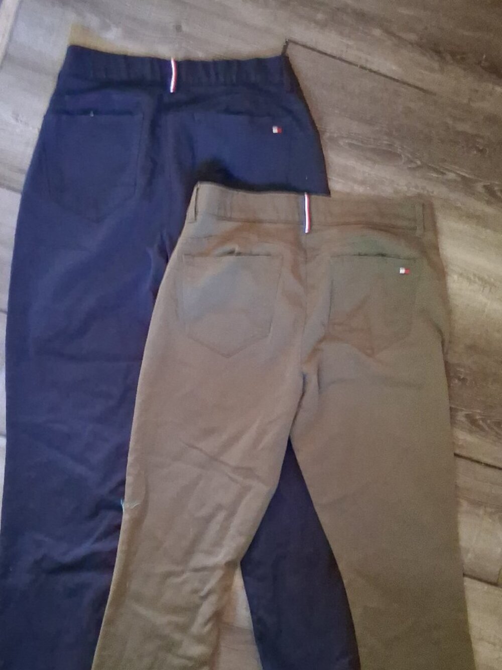 Tommy Hilfiger Women's Jeans LOT Straight Navy & Tan 12 NICE! NEW